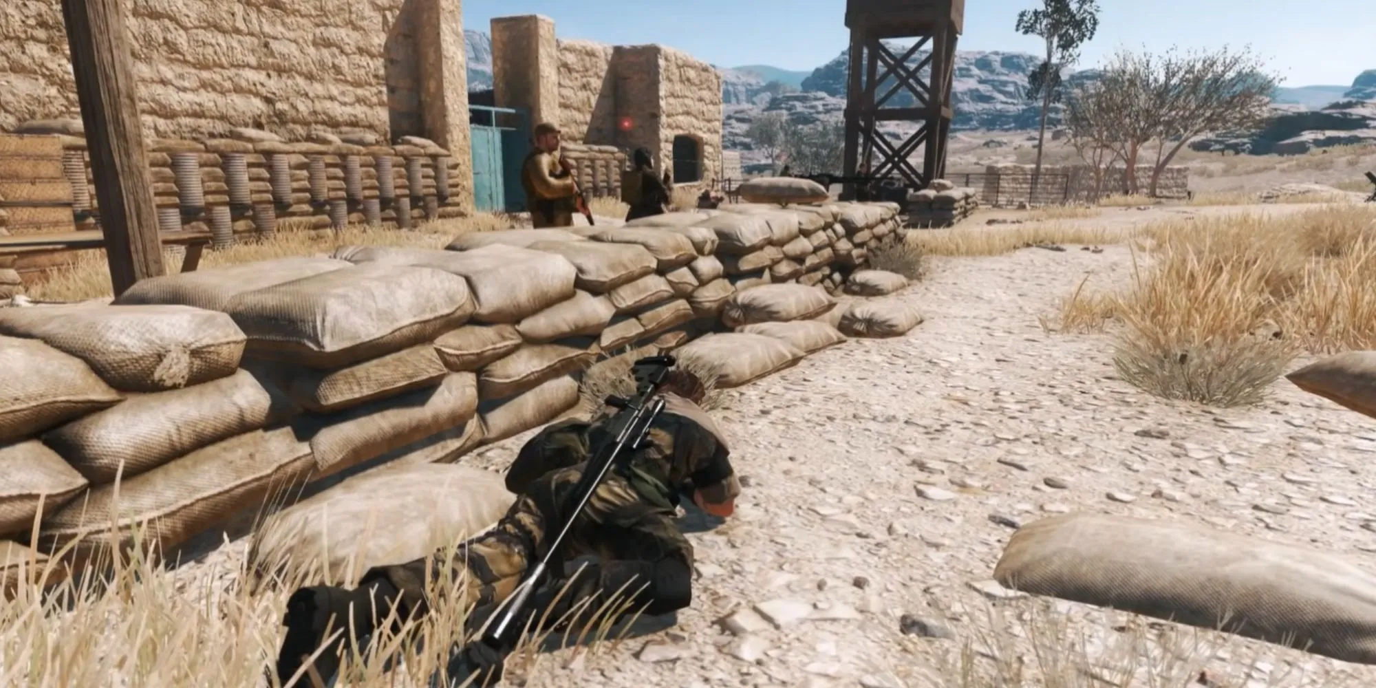 Venom Snake của Metal Gear Solid với cánh tay giả bionic