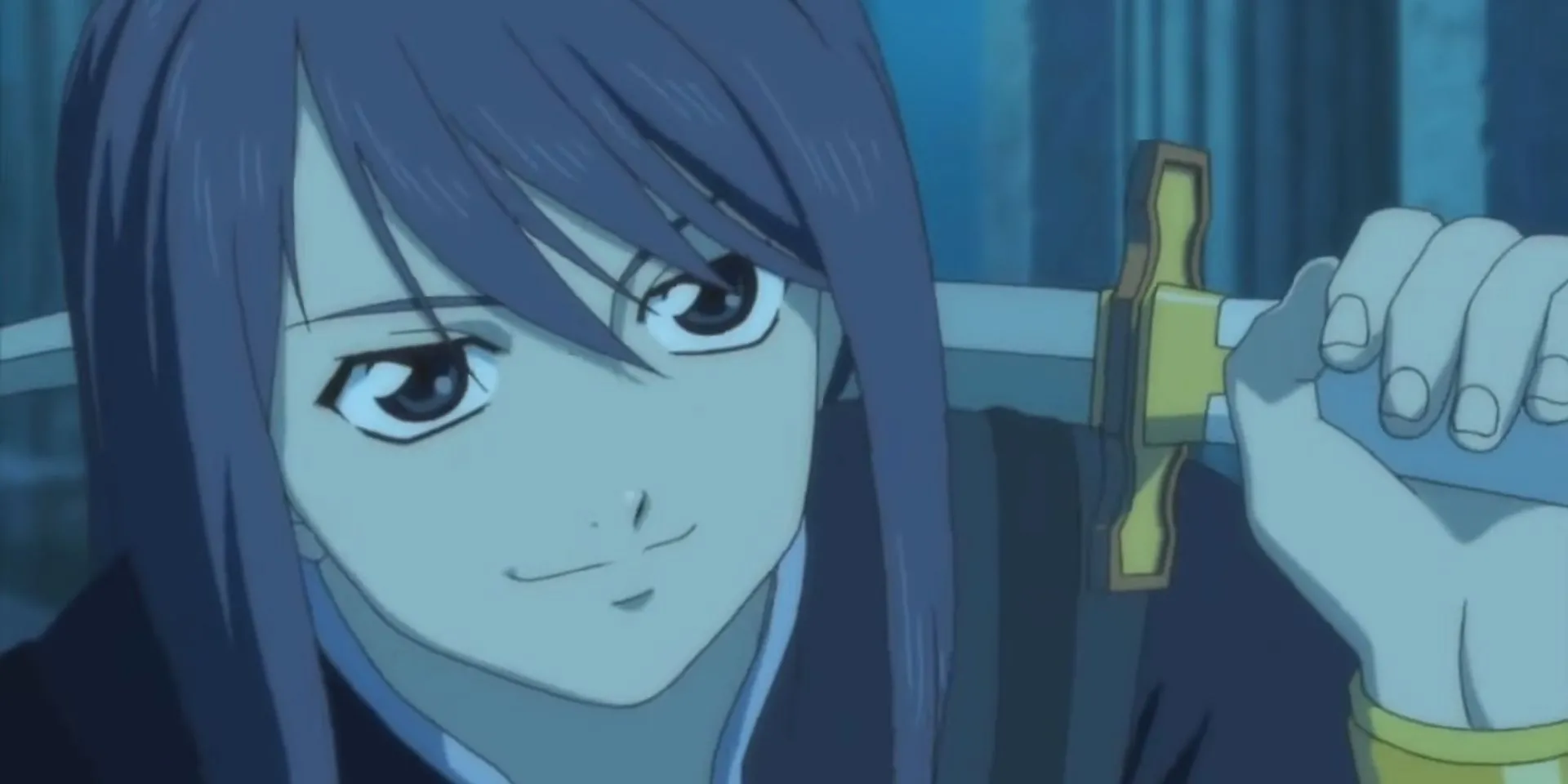 Yuri Lowell nhếch mép trong Tales of Vesperia
