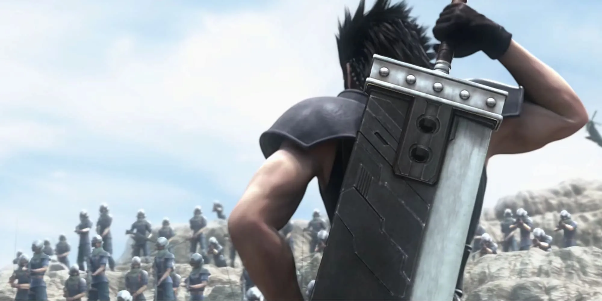 Zack Fair, nhân vật chính của Crisis Core Final Fantasy 7 Reunion, chiến đấu dũng cảm