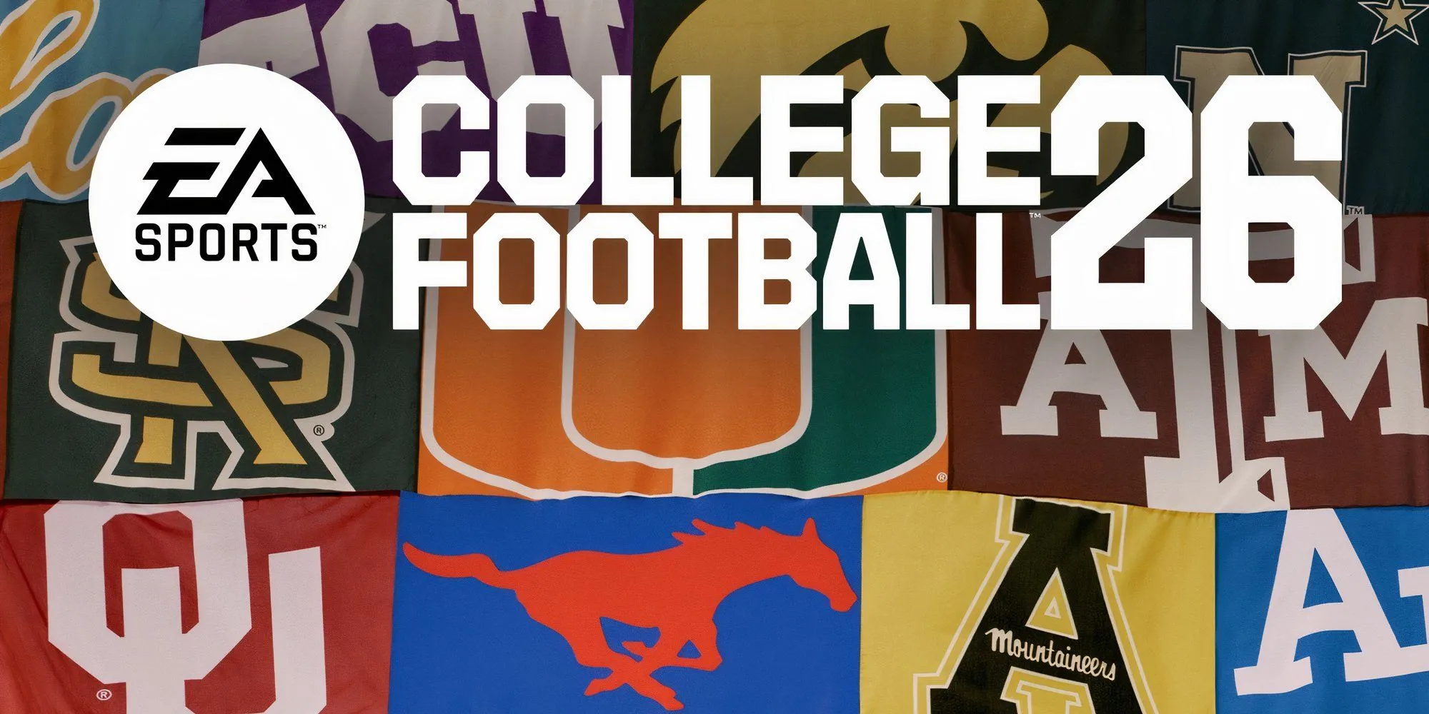 Ảnh chính game EA Sports College Football 26 giới thiệu các đội bóng