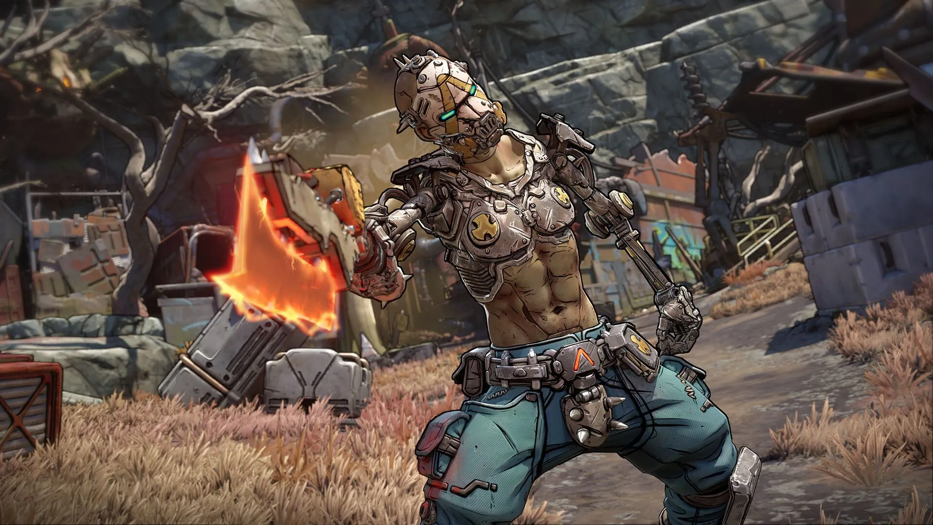 Ảnh quảng cáo Borderlands 4 thể hiện lối chơi hành động