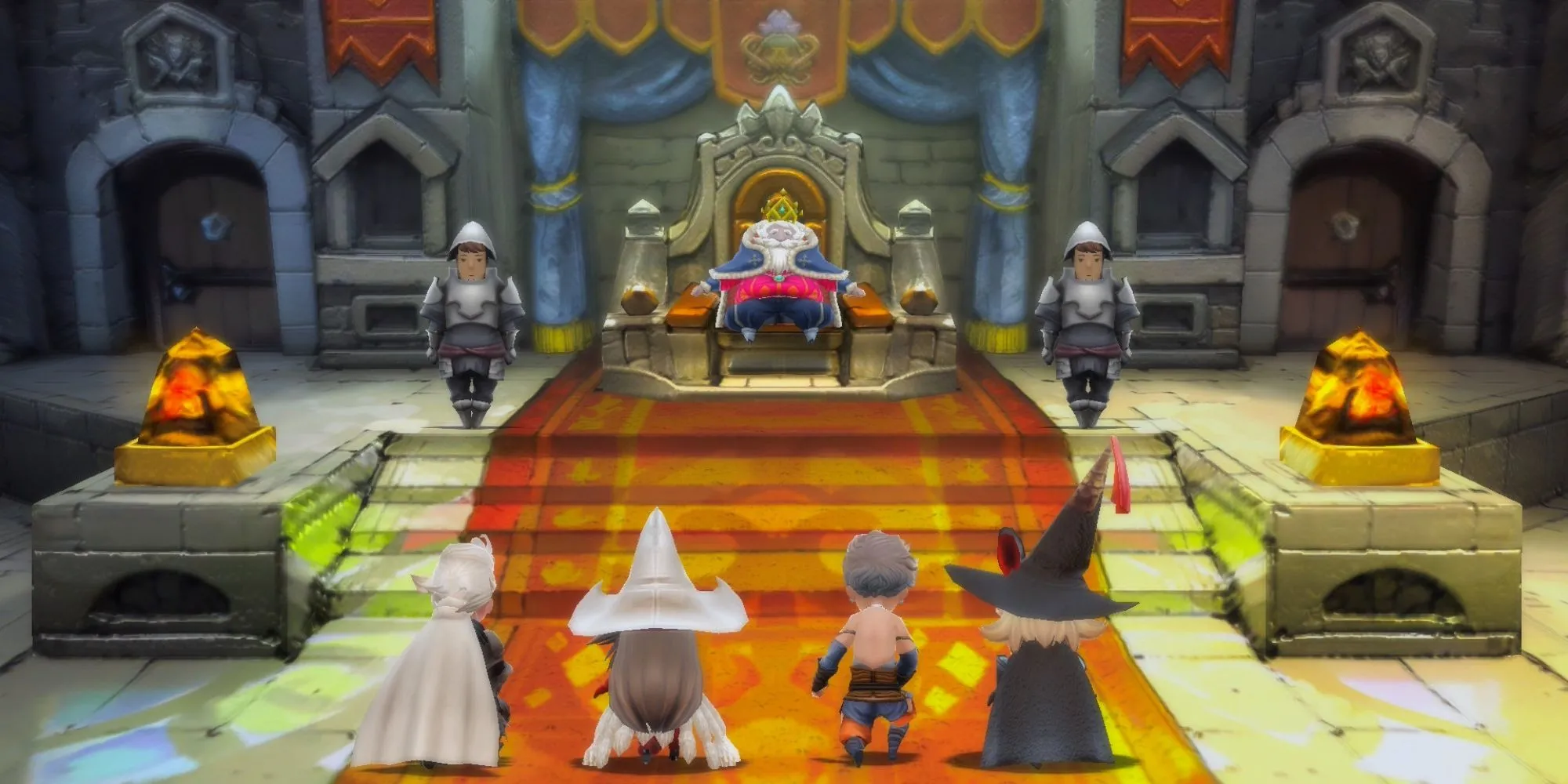 Bối cảnh thị trấn Edea trong Bravely Default Flying Fairy HD Remaster với đồ họa cải tiến trên Switch 2