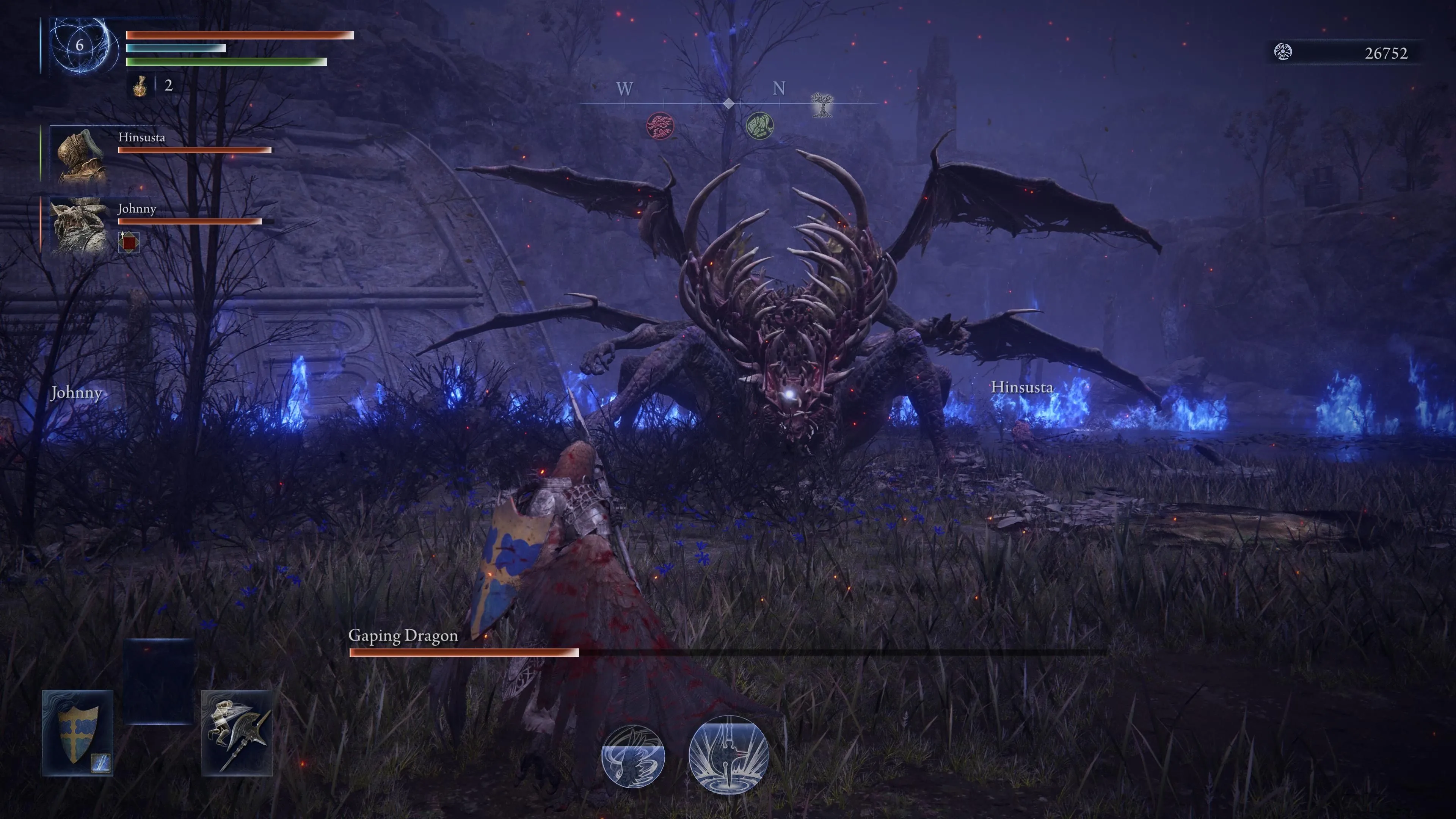 Boss Gaping Dragon xuất hiện trong Elden Ring Nightreign