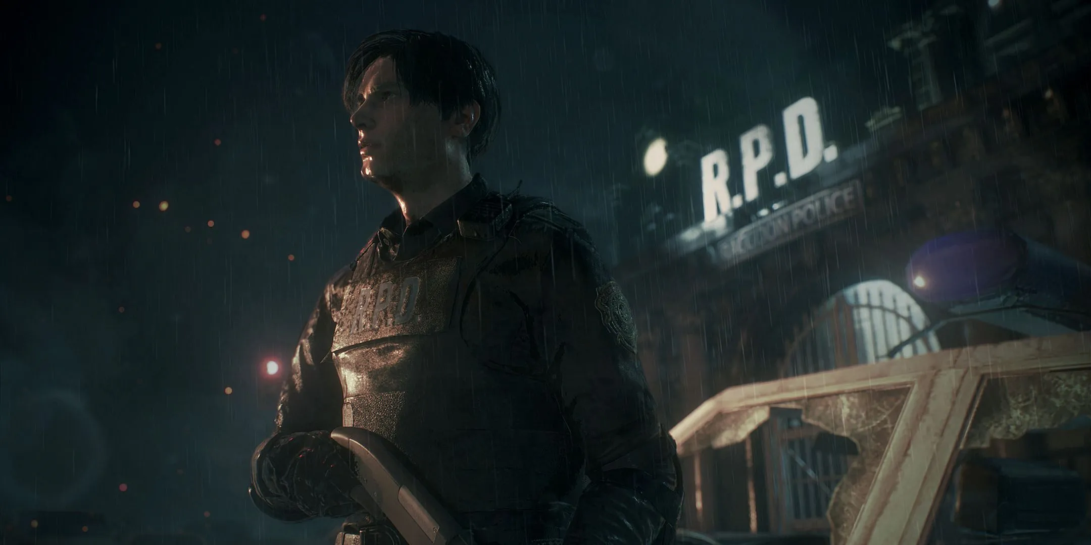 Cảnh thử nghiệm game thùng Resident Evil 2: Dead Shot tại một địa điểm ở Anh