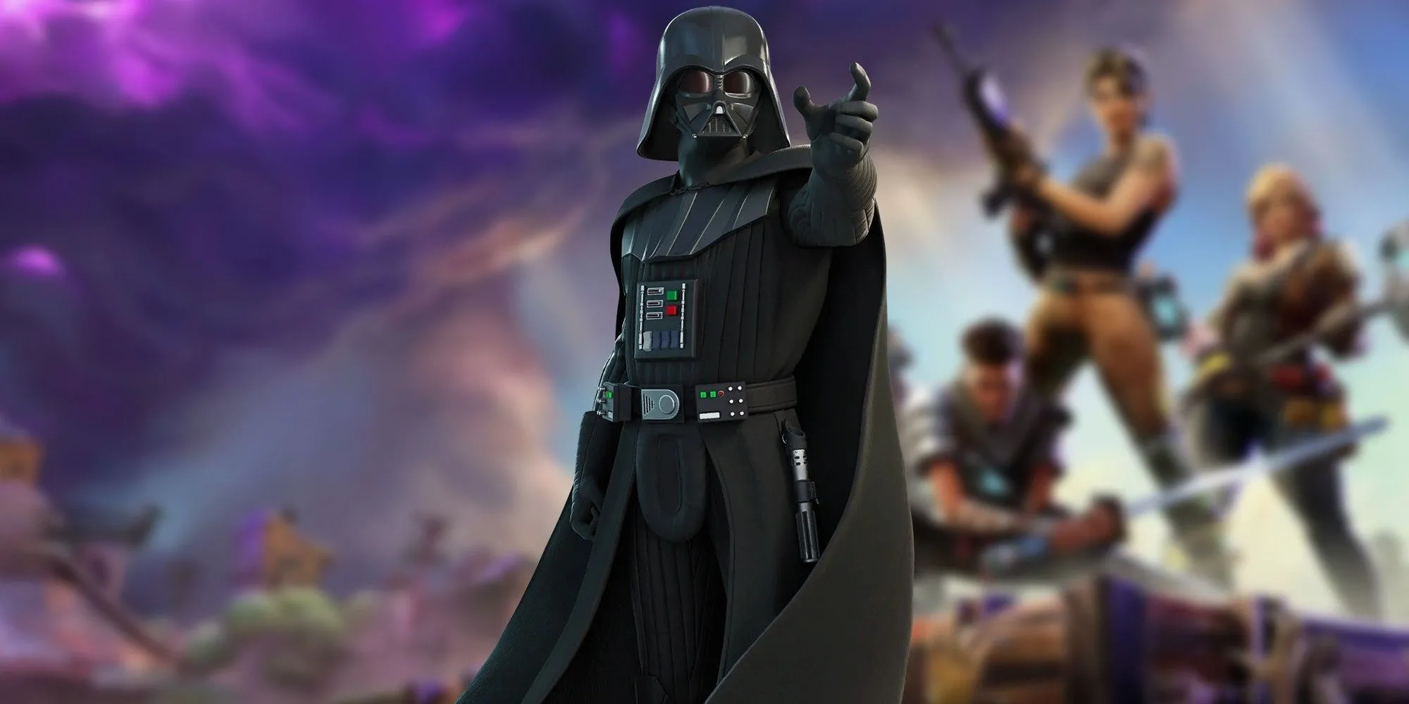 Darth Vader xuất hiện trong thế giới Fortnite, minh họa sự đa dạng nội dung game