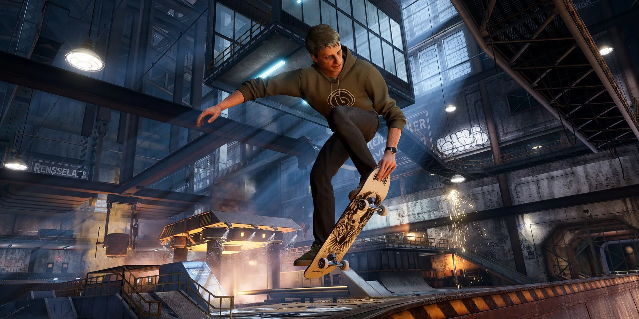 Giao diện chính thức của tựa game Tony Hawk's Pro Skater 3 + 4, bản làm lại được mong chờ.