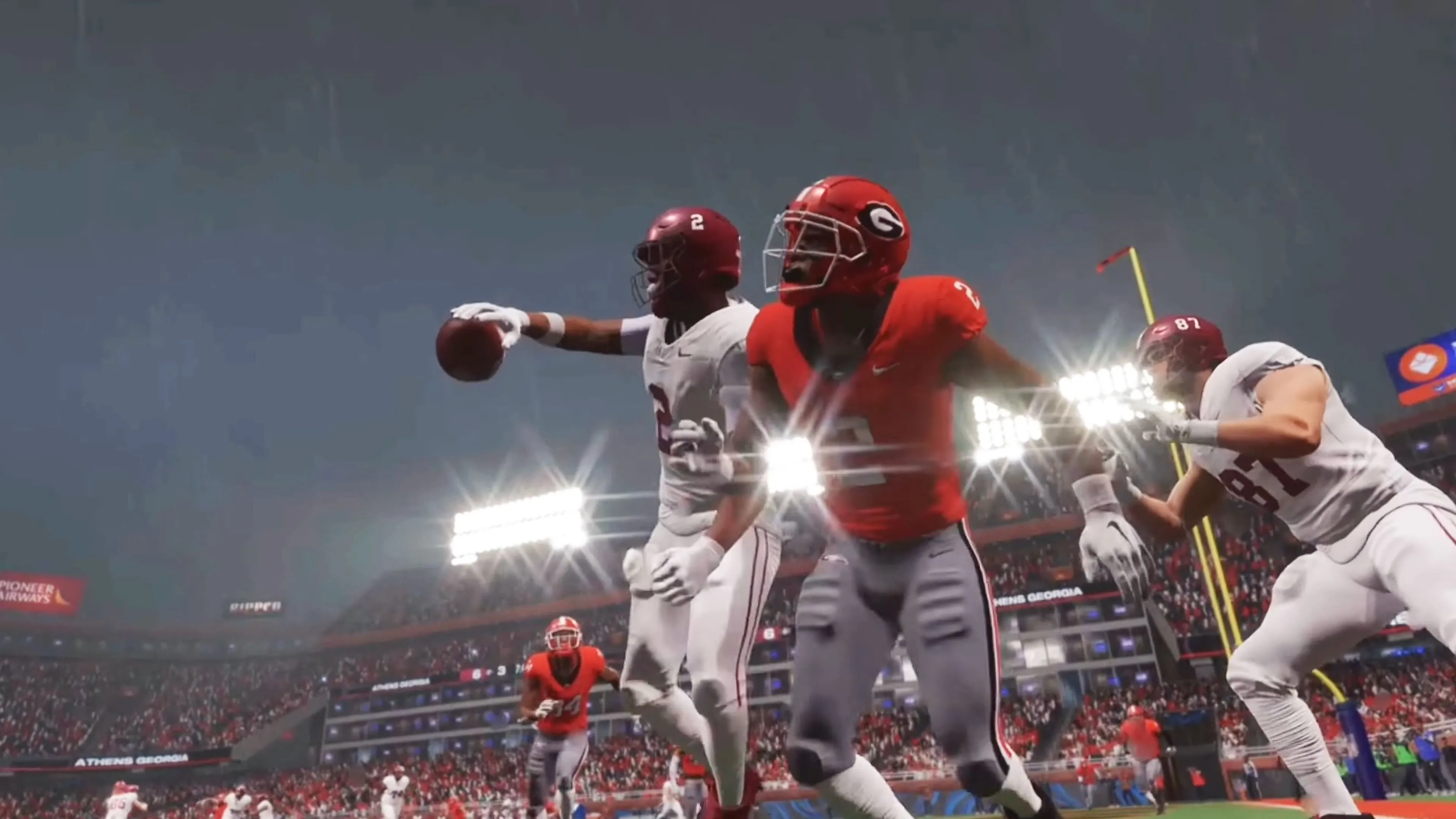Giao diện trận đấu trong College Football 26