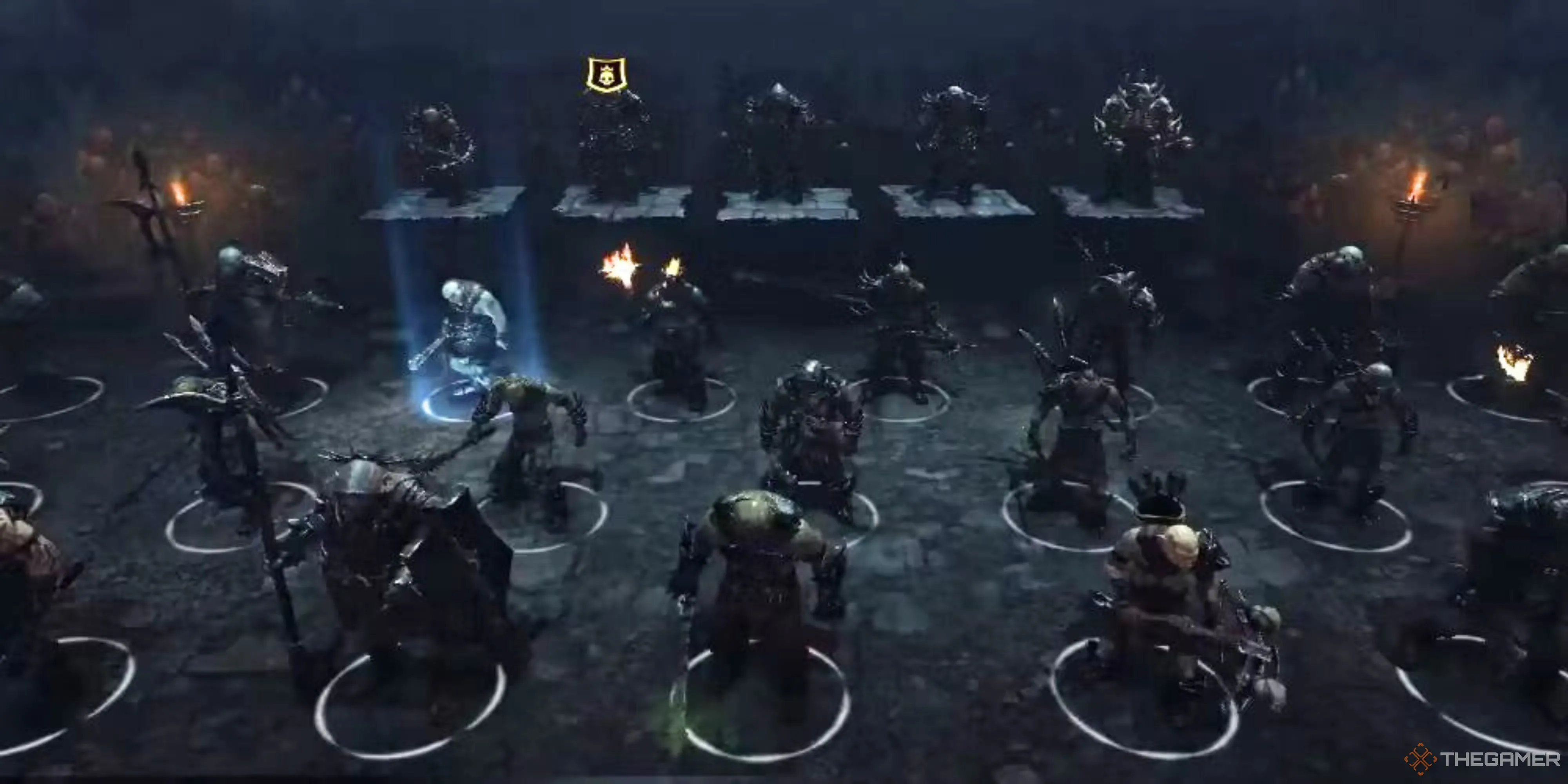 Hệ thống Nemesis trong Middle-earth: Shadow of Mordor, với các đội trưởng Orc và tướng địch