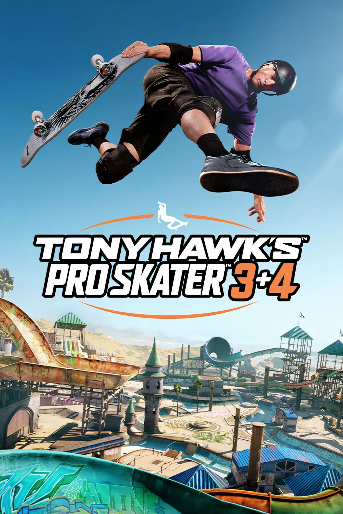 Hình ảnh biểu tượng của Tony Hawk trong Tony Hawk's Pro Skater 3 + 4, đại diện cho tinh thần của game.