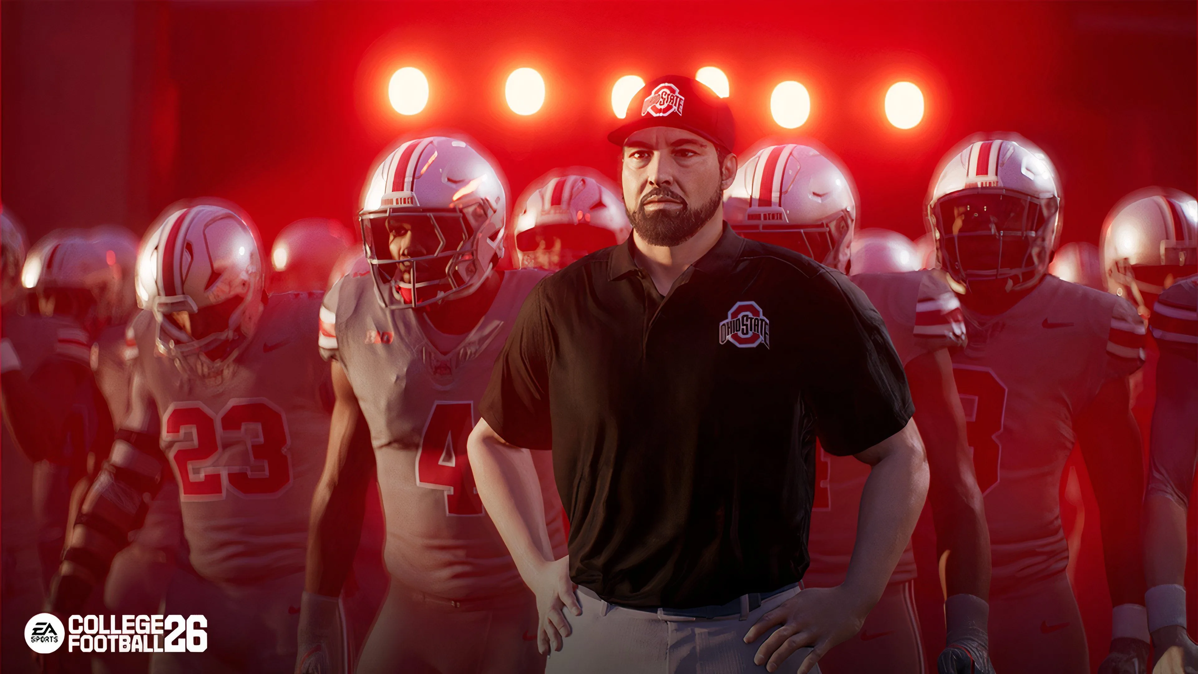Huấn luyện viên Ryan Day của Ohio State trên sân đấu