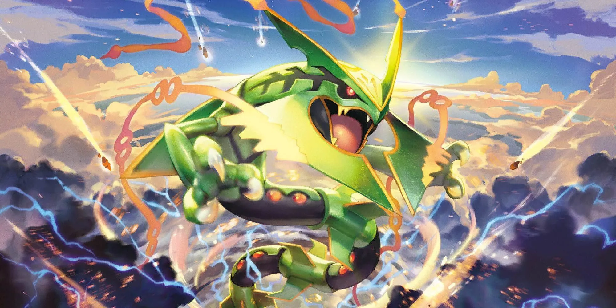 Mega Rayquaza thể hiện sức mạnh tối thượng của một Mega Evolution trong thế giới Pokemon.