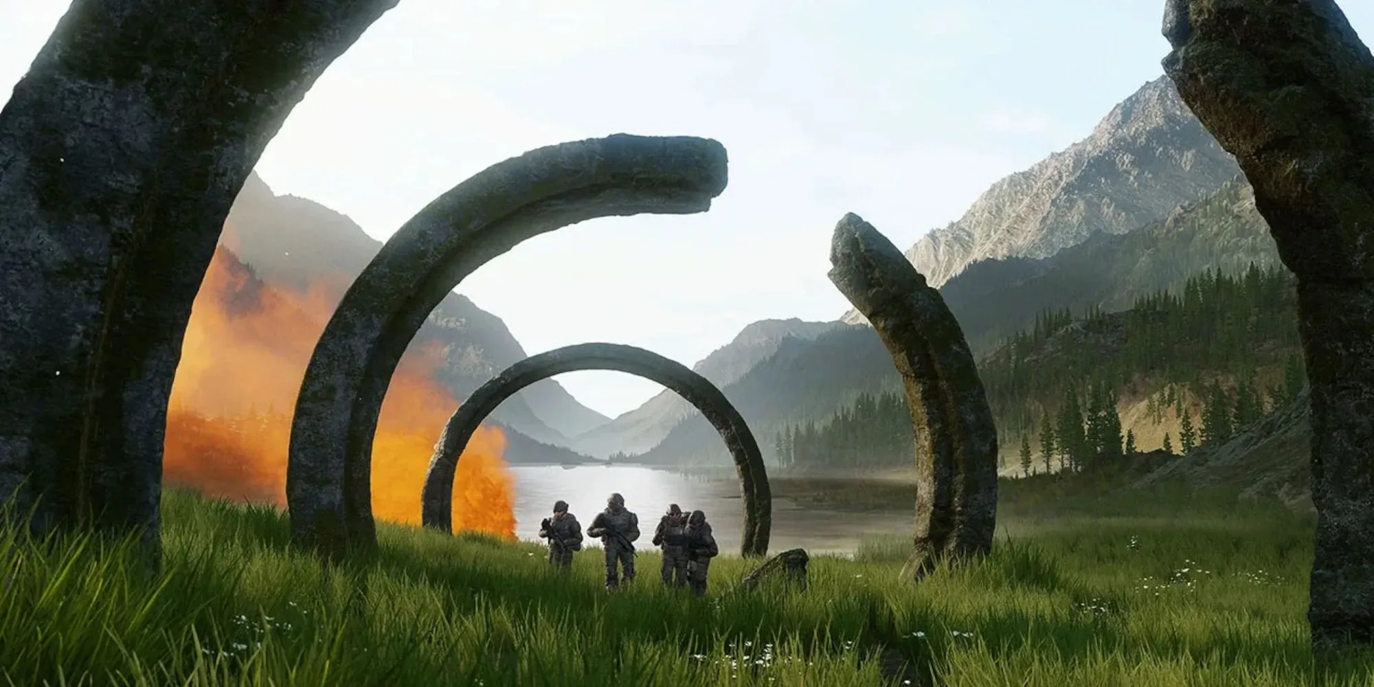 Nhân vật Master Chief từ Halo Infinite, một trong những tựa game chủ lực của Xbox Game Studios