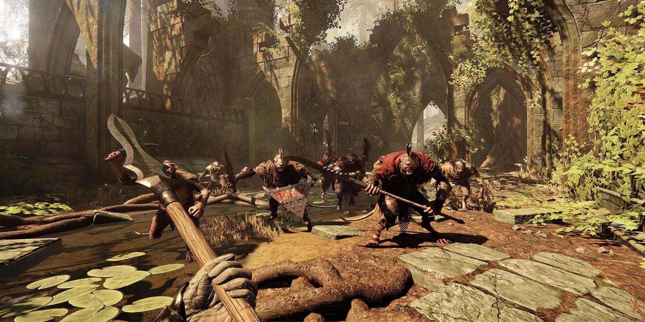 Nhóm anh hùng đối đầu với lũ chuột Skaven trong Warhammer: Vermintide 2
