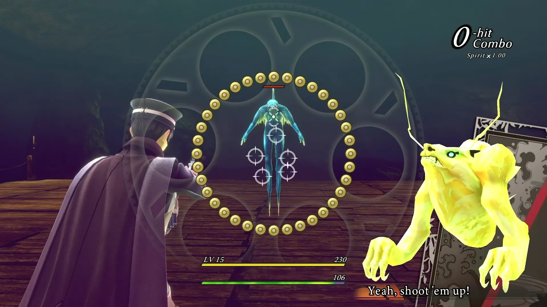 RAIDOU Remastered: Bí ẩn của Đội quân Vô hồn - Bắn súng
