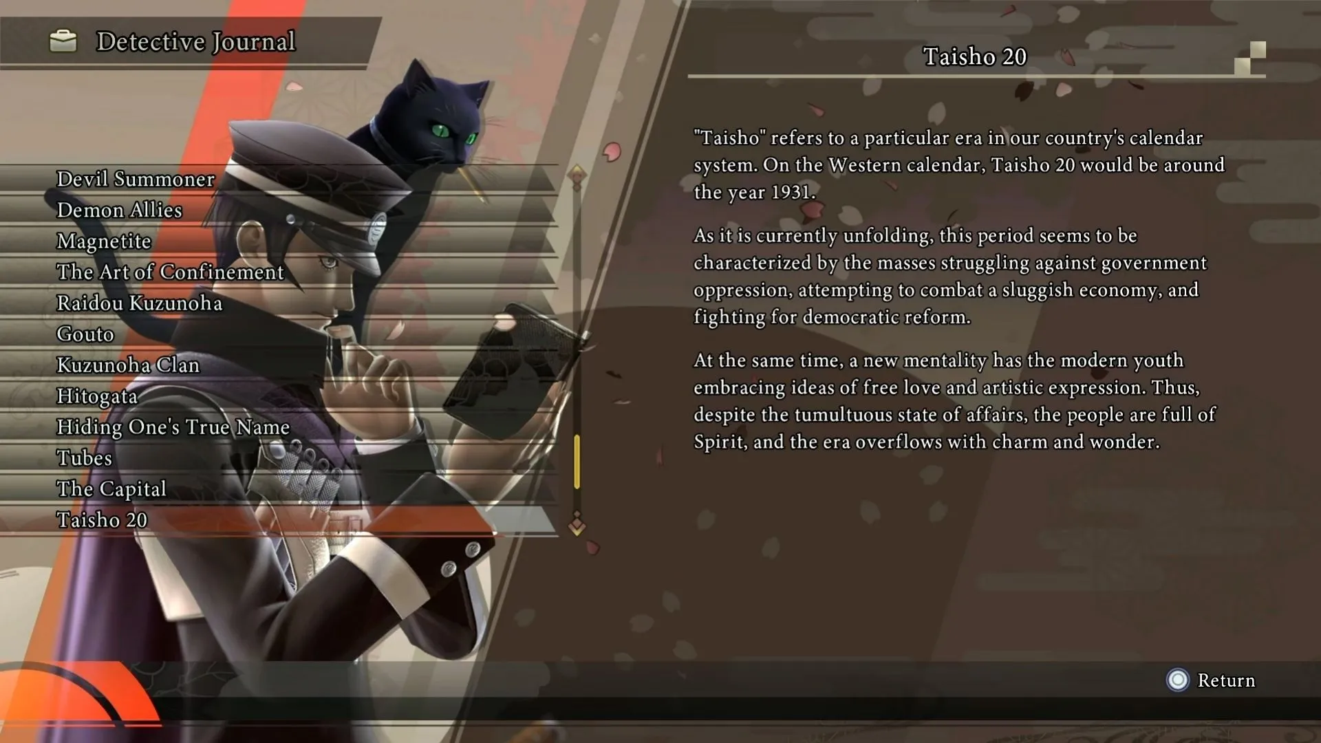 RAIDOU Remastered: Bí ẩn của Đội quân Vô hồn - Nhật ký Thám tử