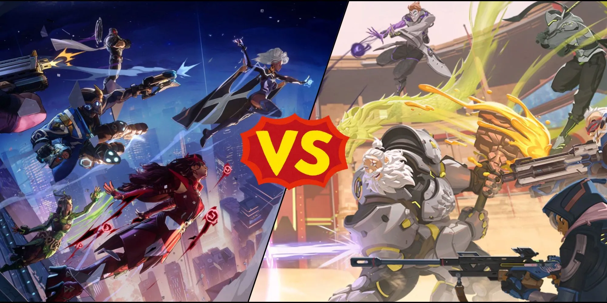 So sánh các tựa game hero shooter hàng đầu: Overwatch và Marvel Rivals, thể hiện sự cạnh tranh trong thể loại.