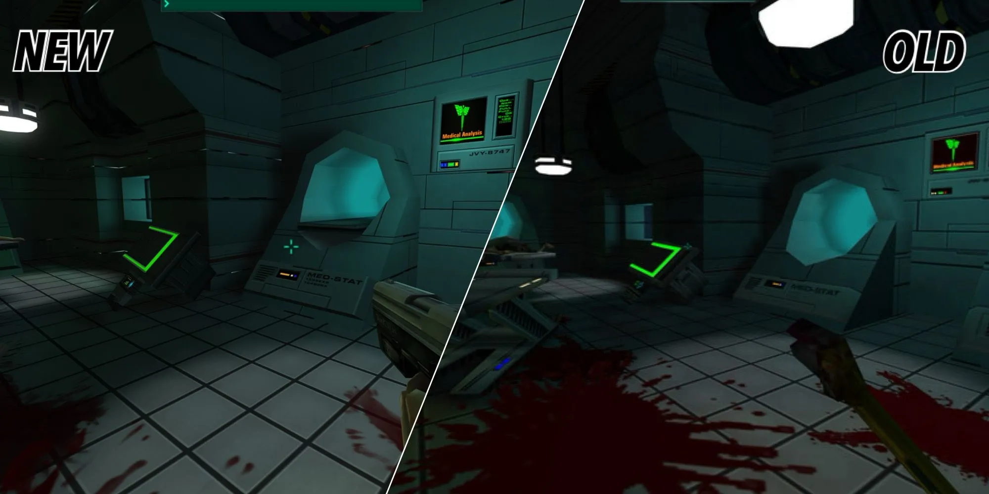 So sánh đồ họa giữa System Shock 2 bản gốc và bản Remaster 25th Anniversary