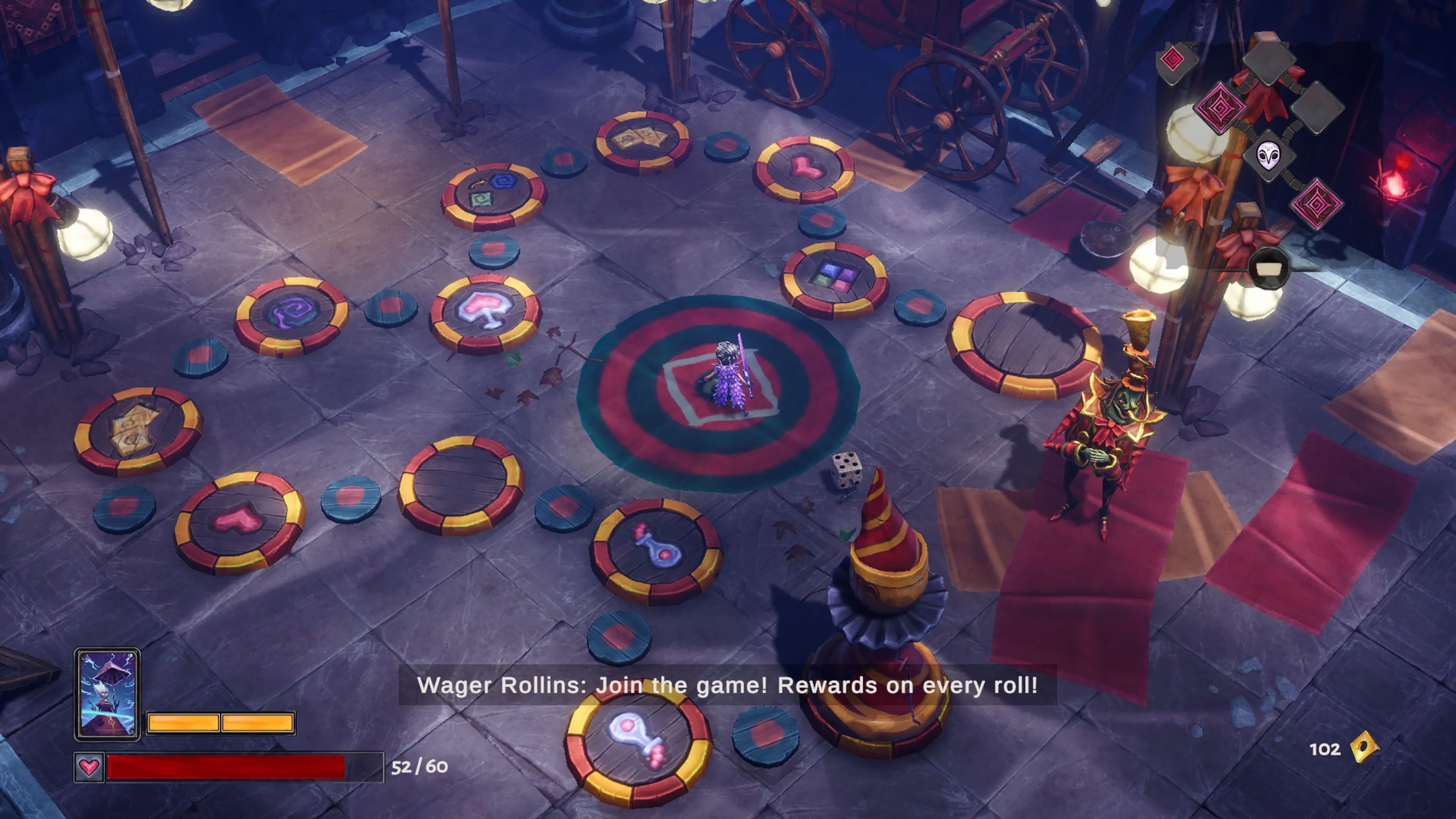 Toàn cảnh lối chơi hack and slash roguelike trong Lost In Random The Eternal Die.