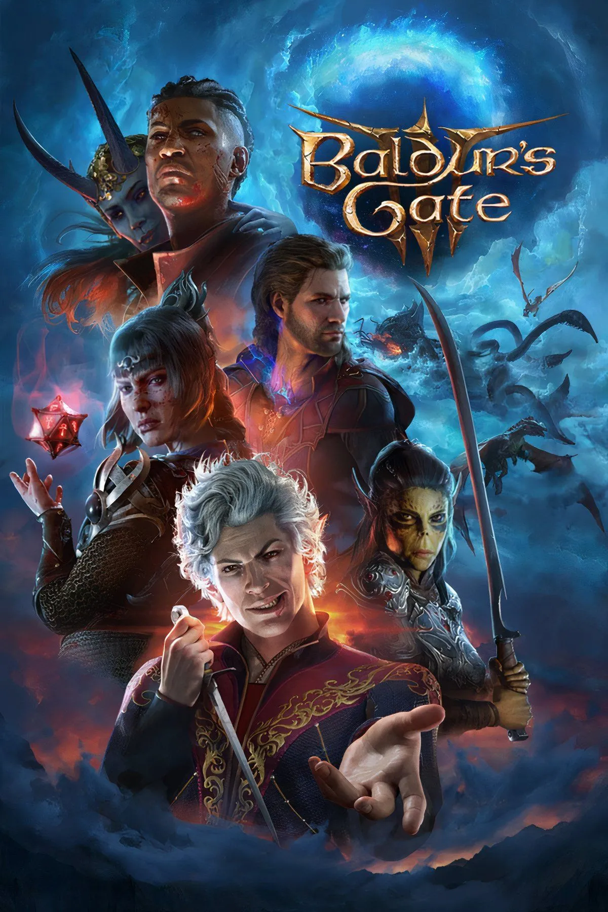 Tổng hợp hình ảnh Baldur's Gate 3 và các nhân vật, minh họa sự đa dạng trong trải nghiệm người chơi