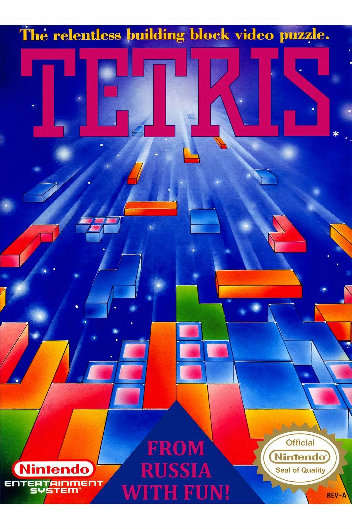 Ảnh bìa game Tetris 1989 - Biểu tượng game giải đố cổ điển trên Game Boy