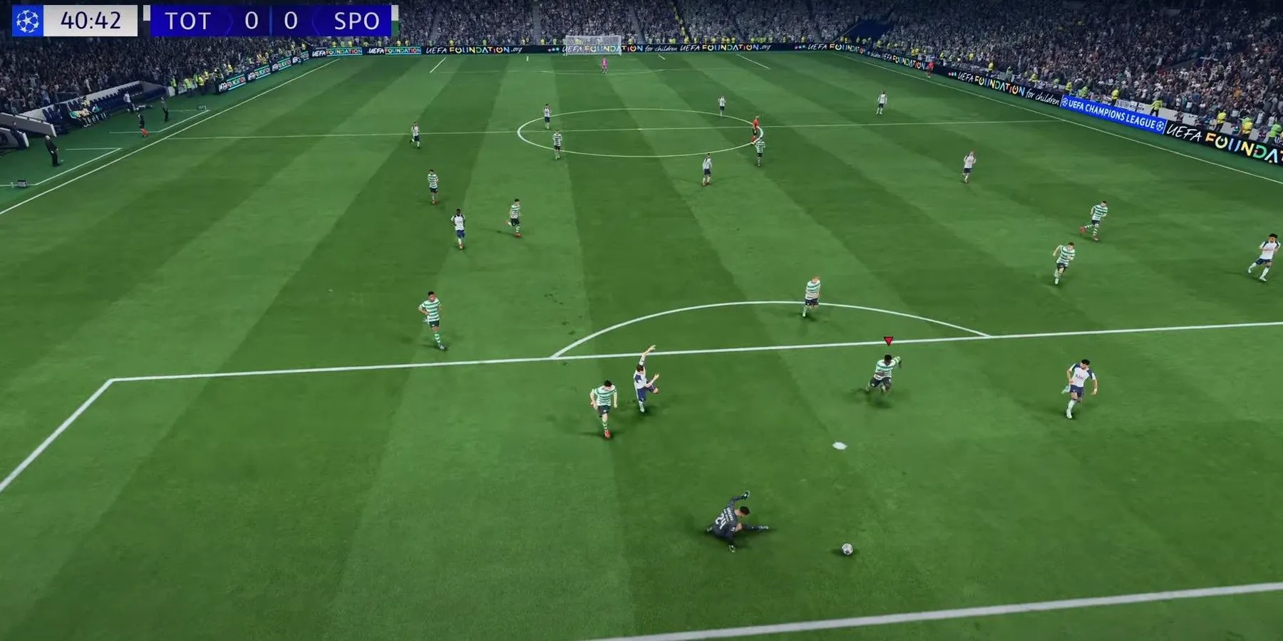 Ảnh chụp màn hình từ EA Sports FC 25, minh họa cho sự lặp lại trong các tựa game thể thao hàng năm của EA.
