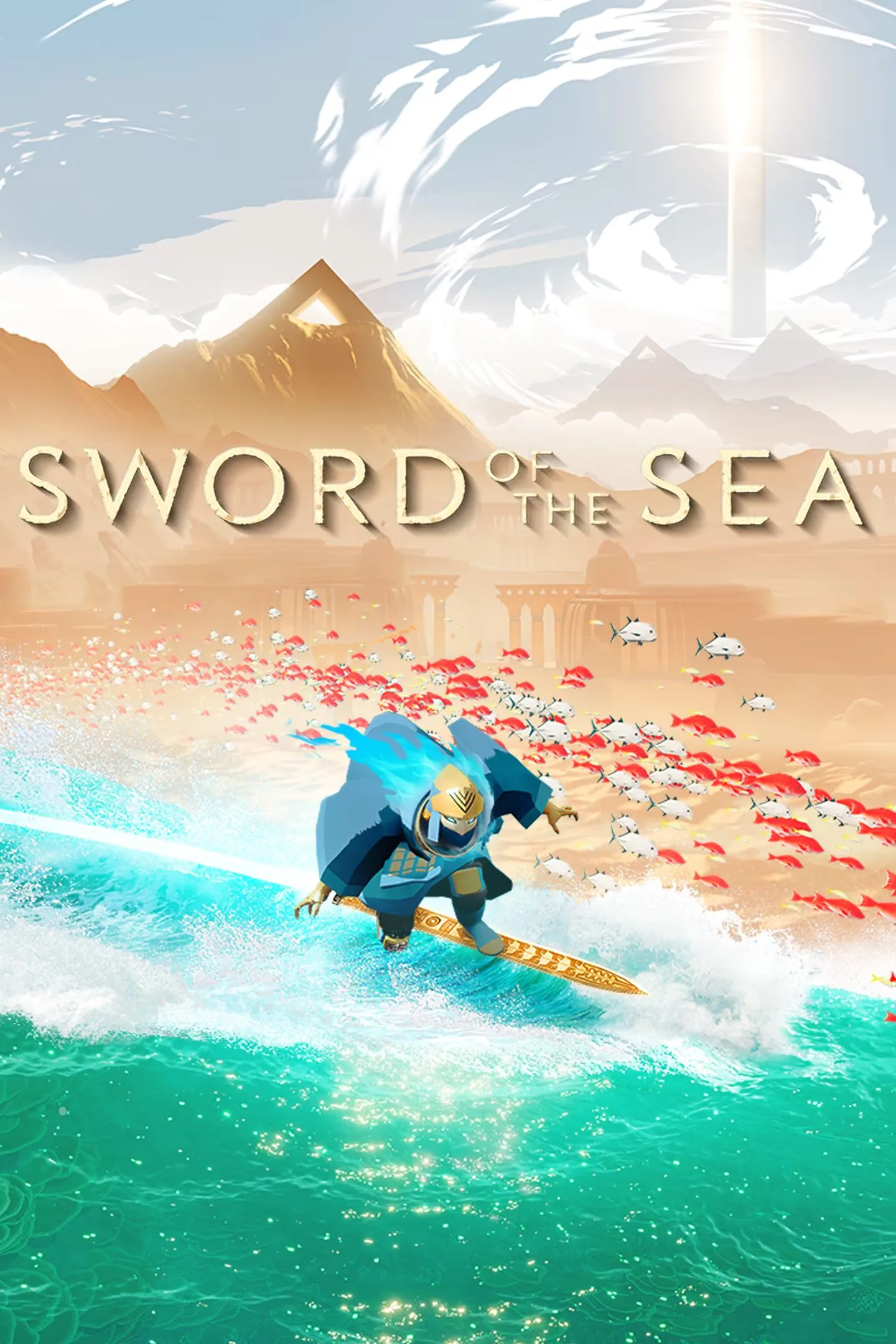 Đồ họa tuyệt đẹp của thế giới Sword of the Sea với kiến trúc cổ đại bị cát vùi lấp