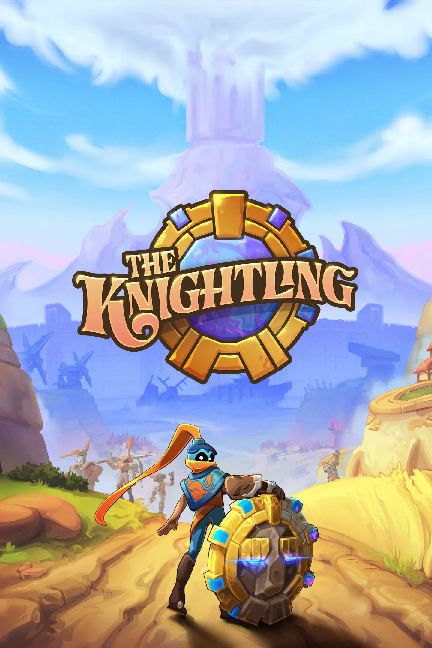 Hình ảnh bìa giới thiệu tổng quan về tựa game The Knightling, thể loại phiêu lưu hành động.