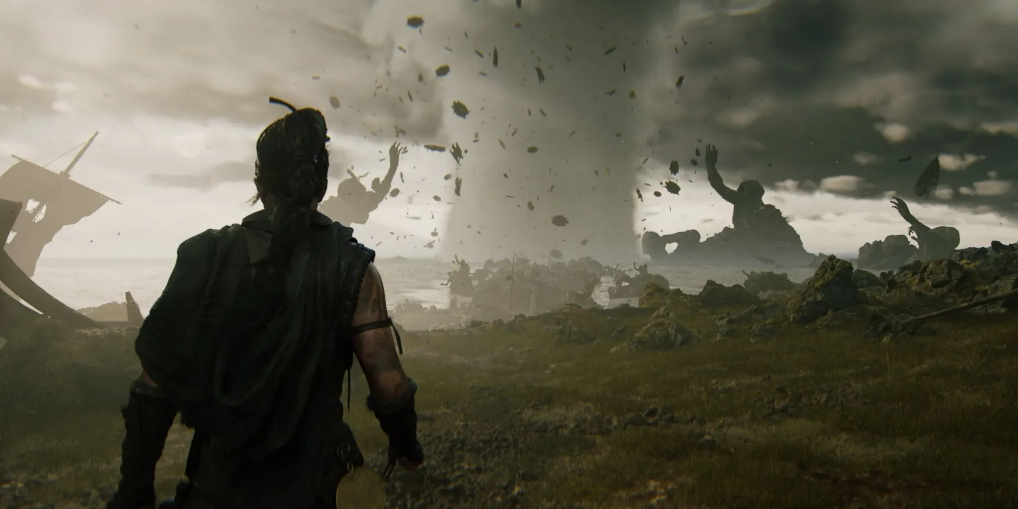 Senua đối diện cơn bão, minh họa lối chơi tuyến tính của Hellblade 2