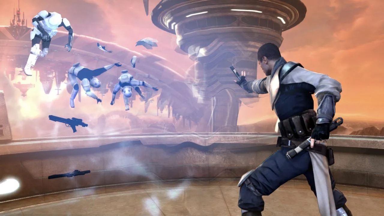 Starkiller trong một phân cảnh trailer Star Wars: The Force Unleashed II, thể hiện sự kỳ vọng về cốt truyện đen tối