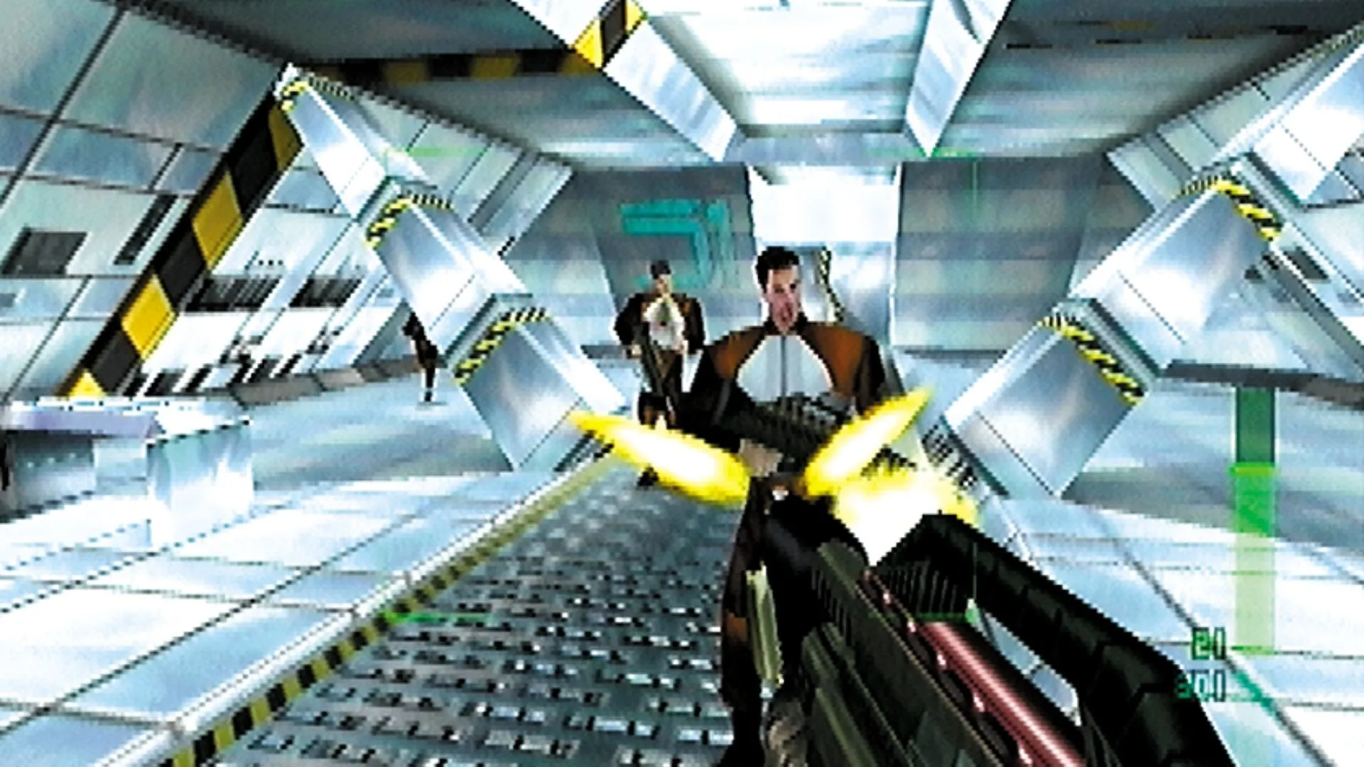 Ảnh bìa Perfect Dark trên N64, minh họa bối cảnh FPS/stealth do Rare phát triển