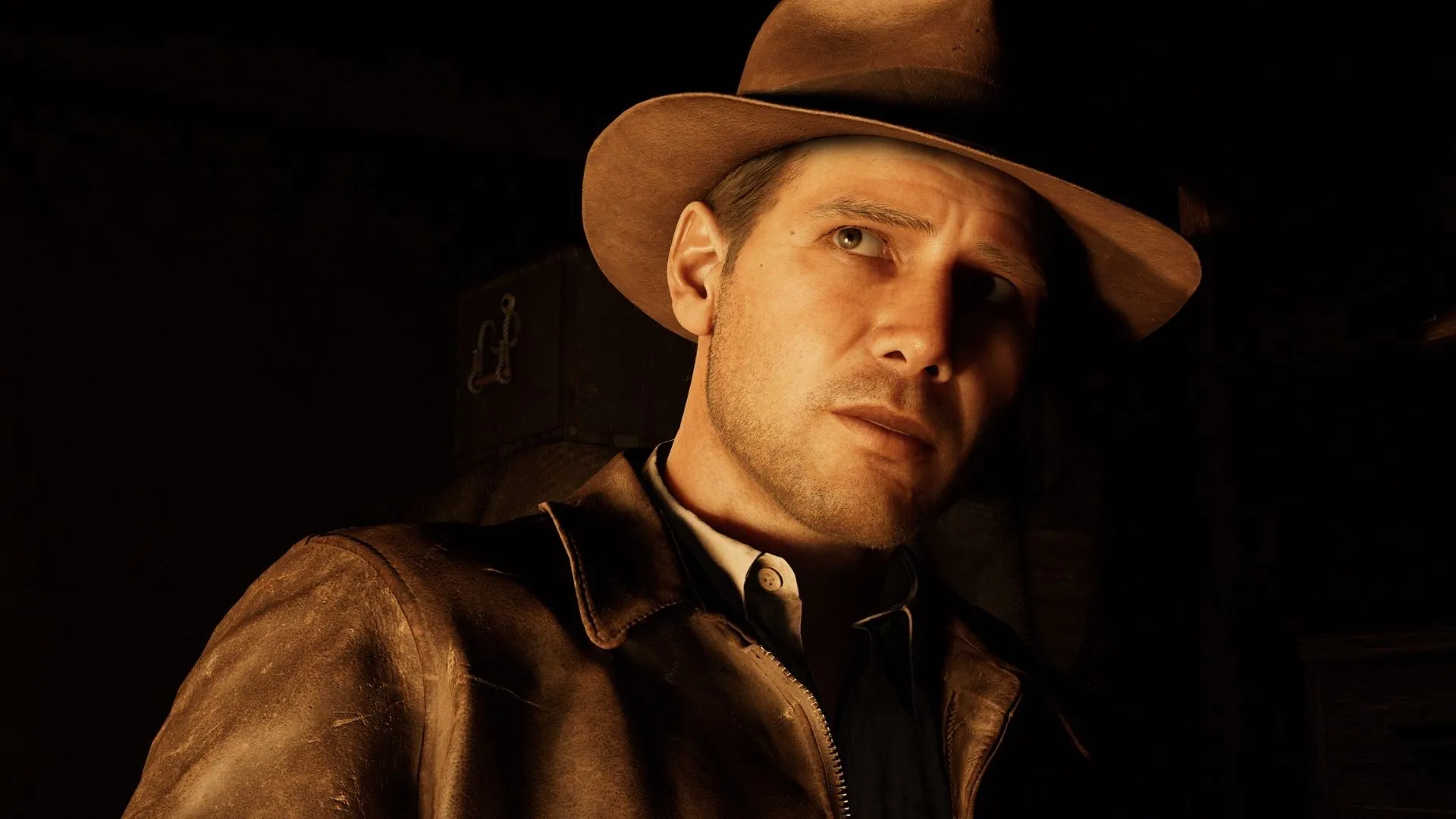 Ánh cận cảnh nhân vật Indiana Jones từ game Xbox, minh họa chiến lược phát hành đa nền tảng