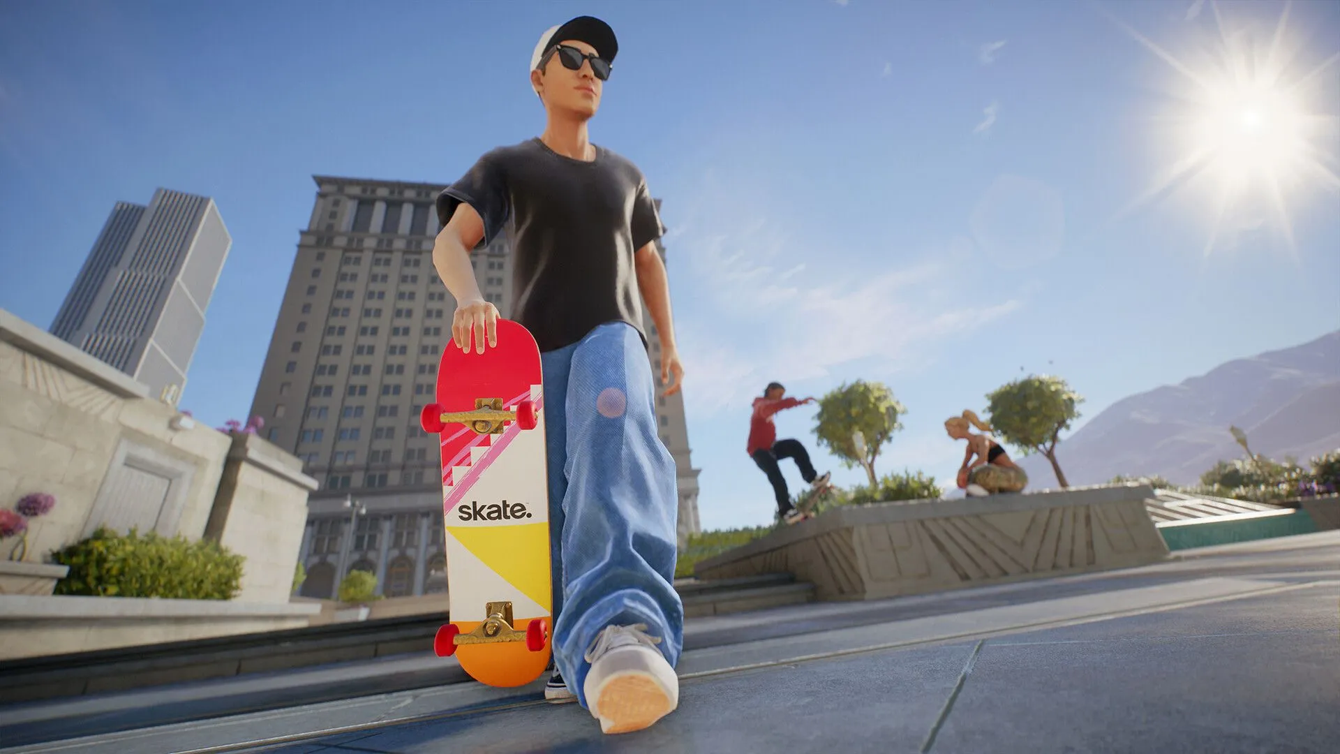 Ảnh giao diện Skate Early Access với biểu đồ phần thưởng và Rip Chips