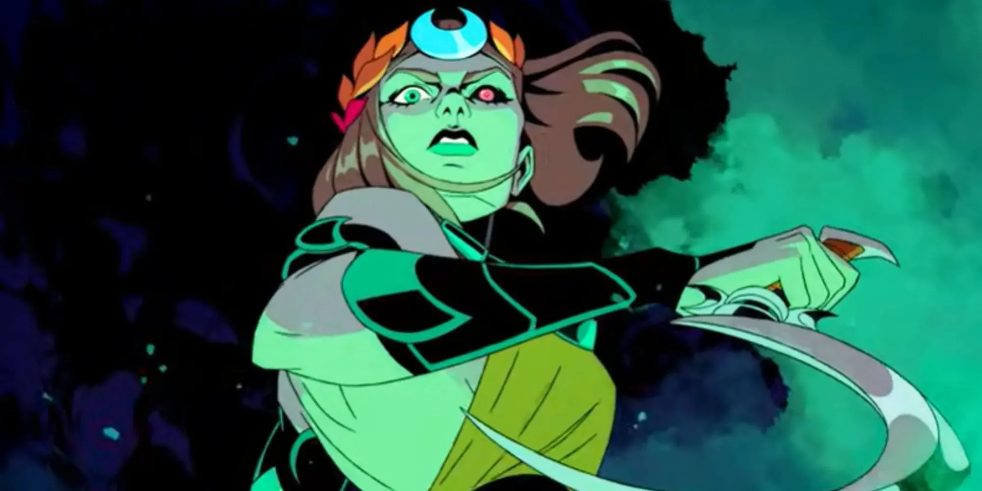 Artwork Hades 2 cảnh True Ending với Zagreus và Melinoe - bản vá Hades 2