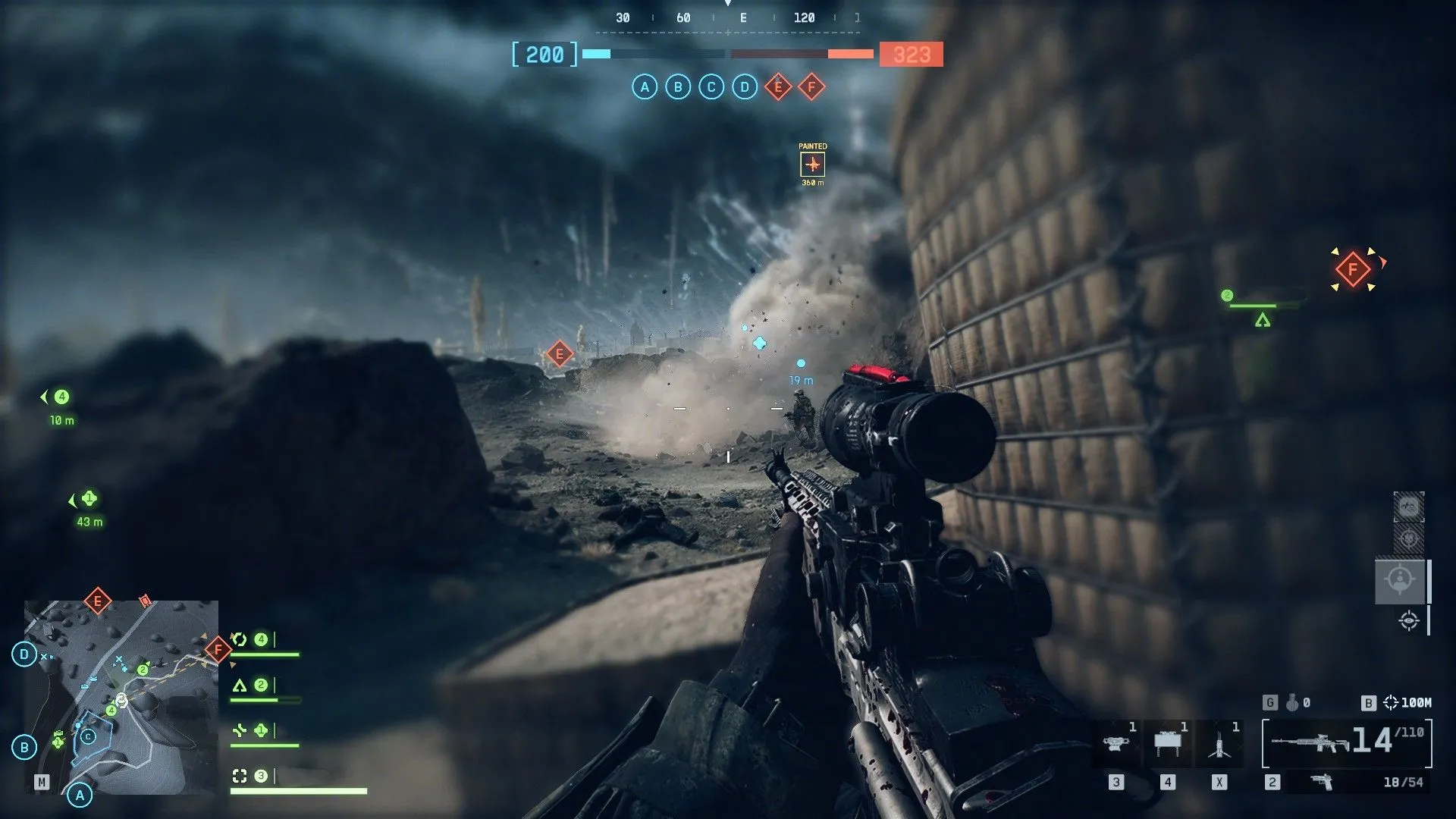 Cận cảnh trận đấu Battlefield 6: môi trường hỗn loạn và các hiệu ứng nổ