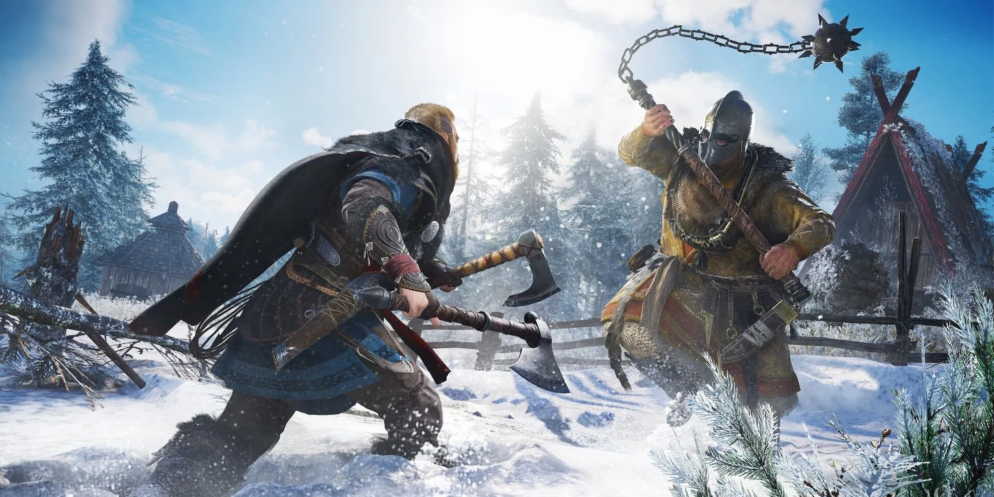 Cảnh tấn công trong Assassin’s Creed Valhalla minh họa cho dòng game Assassin’s Creed và bối cảnh thay đổi lãnh đạo