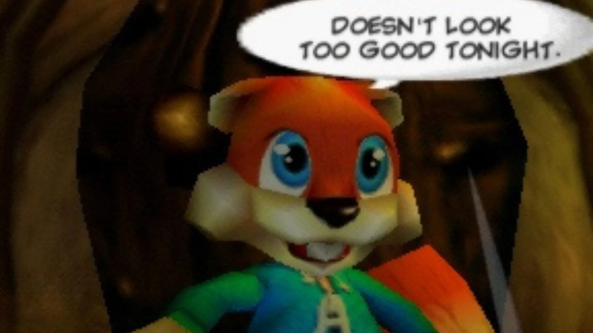 Conker's Bad Fur Day — minh họa phong cách đậm tính người lớn và hài đen trên N64