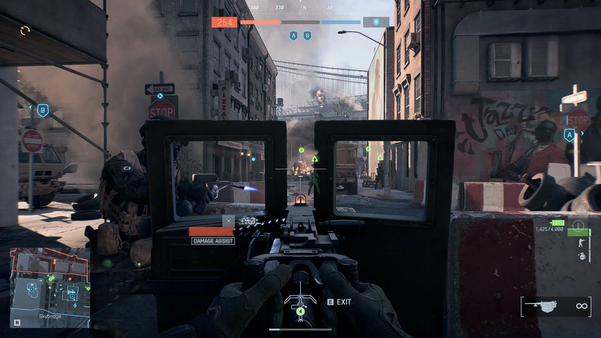 Đội hình Squad Battlefield 6 phối hợp để kiếm XP qua revive và spotting