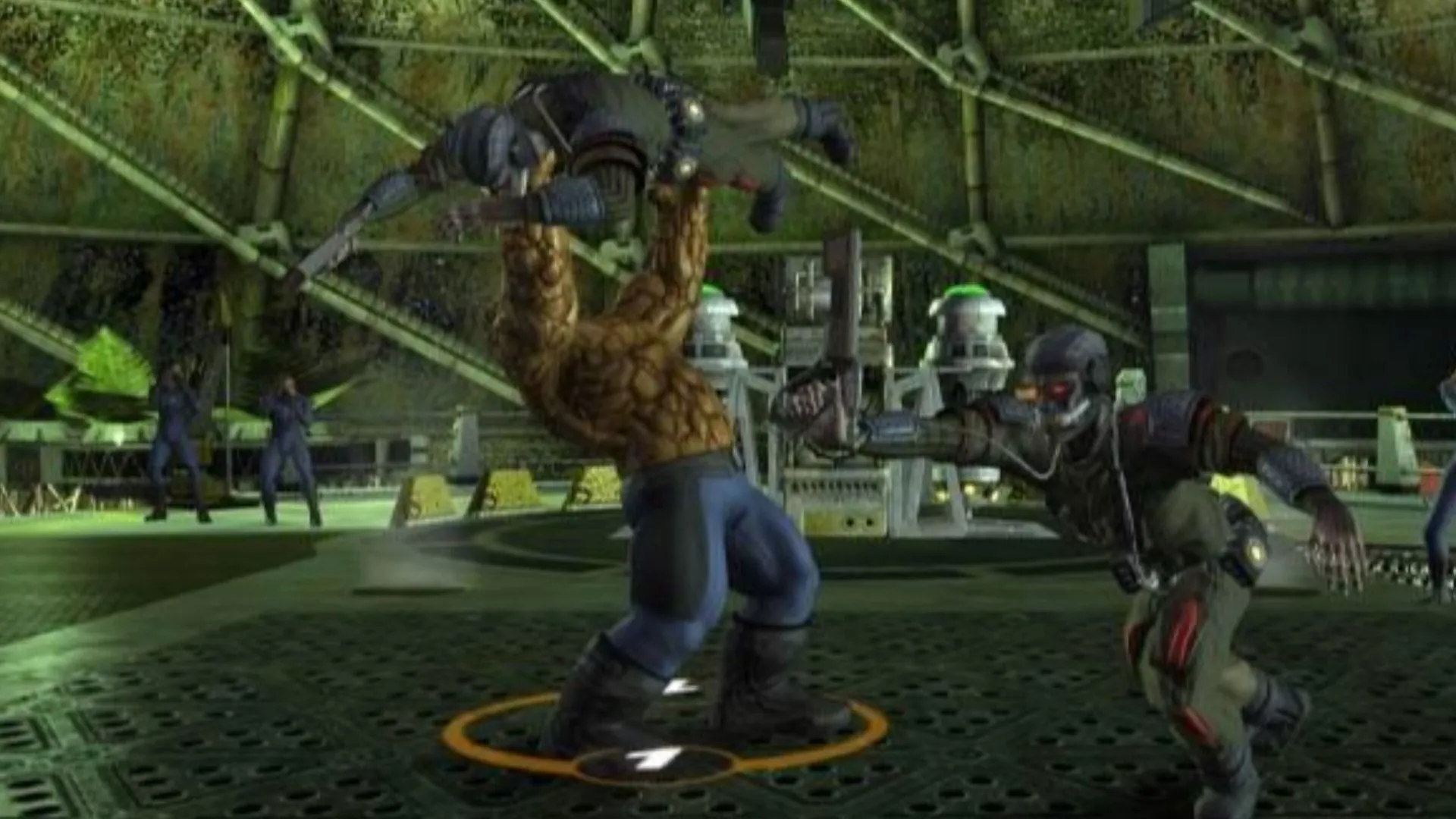 Hình ảnh Fantastic Four: Rise of the Silver Surfer với khuôn cảnh siêu anh hùng và thiết kế nhân vật đơn điệu