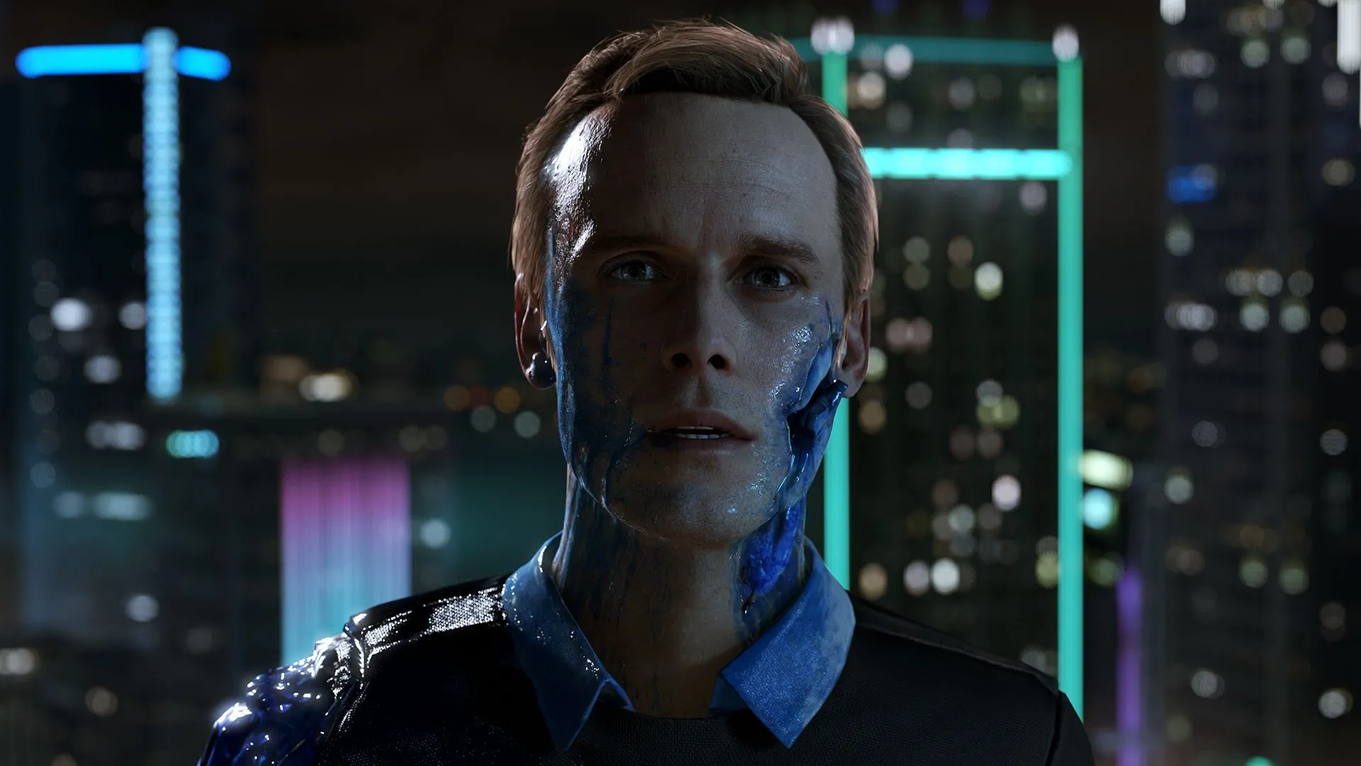 Hình đại diện Detroit: Become Human minh họa các nhân vật android và nhánh quyết định liên kết