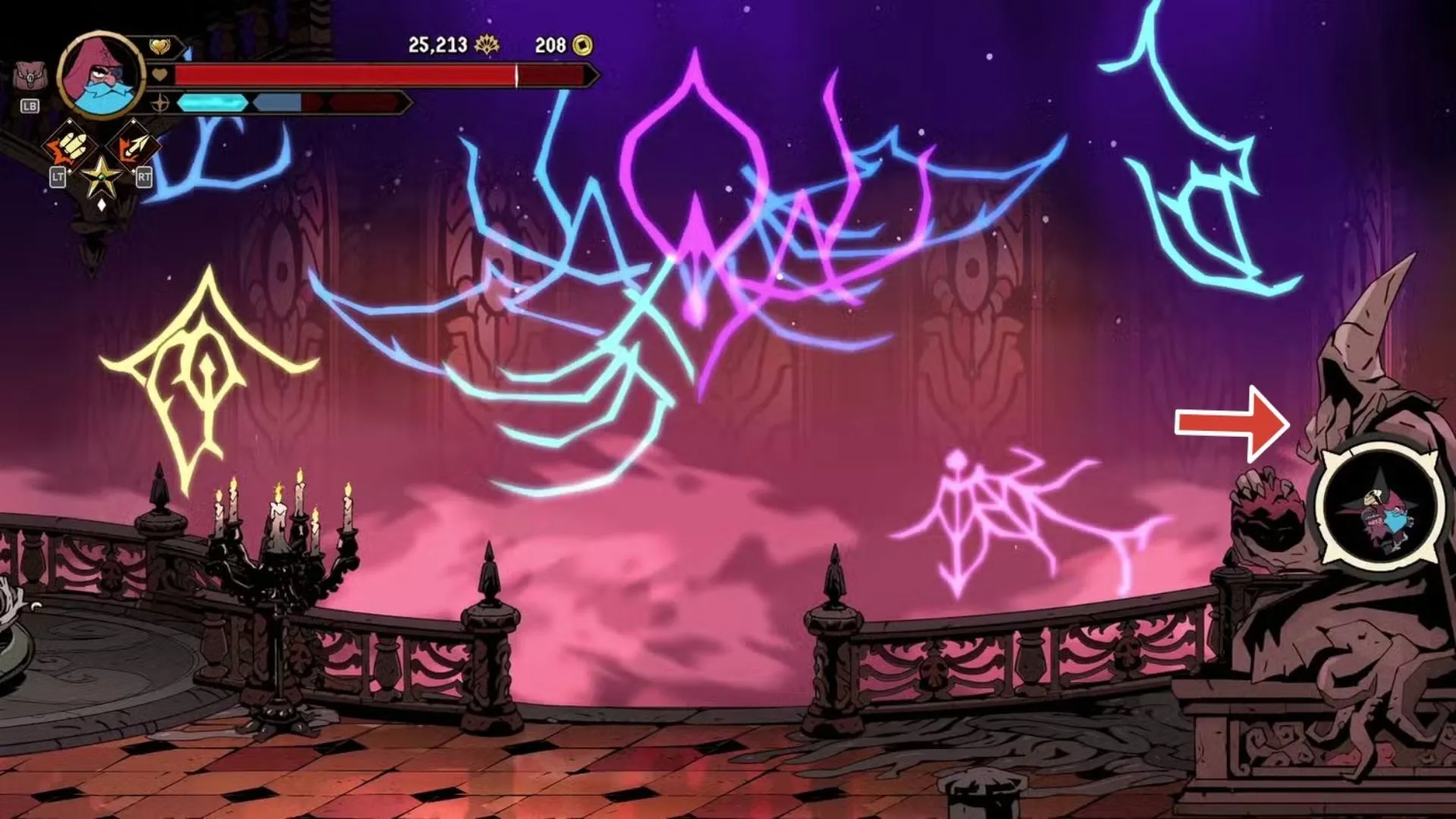 Lối vào bí mật dẫn tới Ritual of Chaos sau khi vượt The Interloper