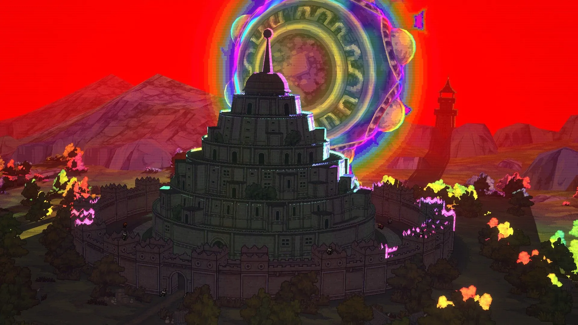 Màn hình khai mở Ball X Pit với hiệu ứng bullet hell và quả bóng đa hướng