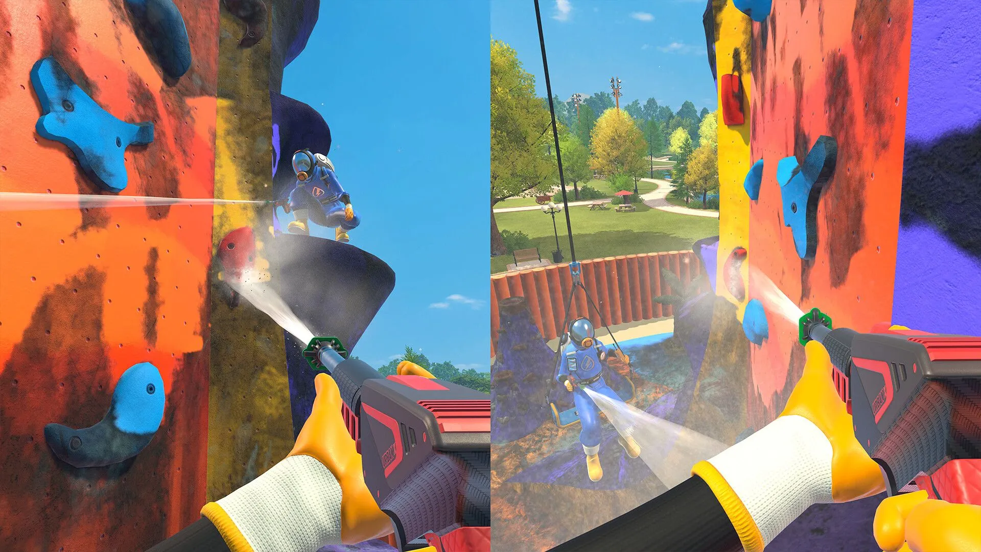 PowerWash Simulator 2 gameplay simulation rửa sạch toà nhà và xe với công cụ chuyên dụng