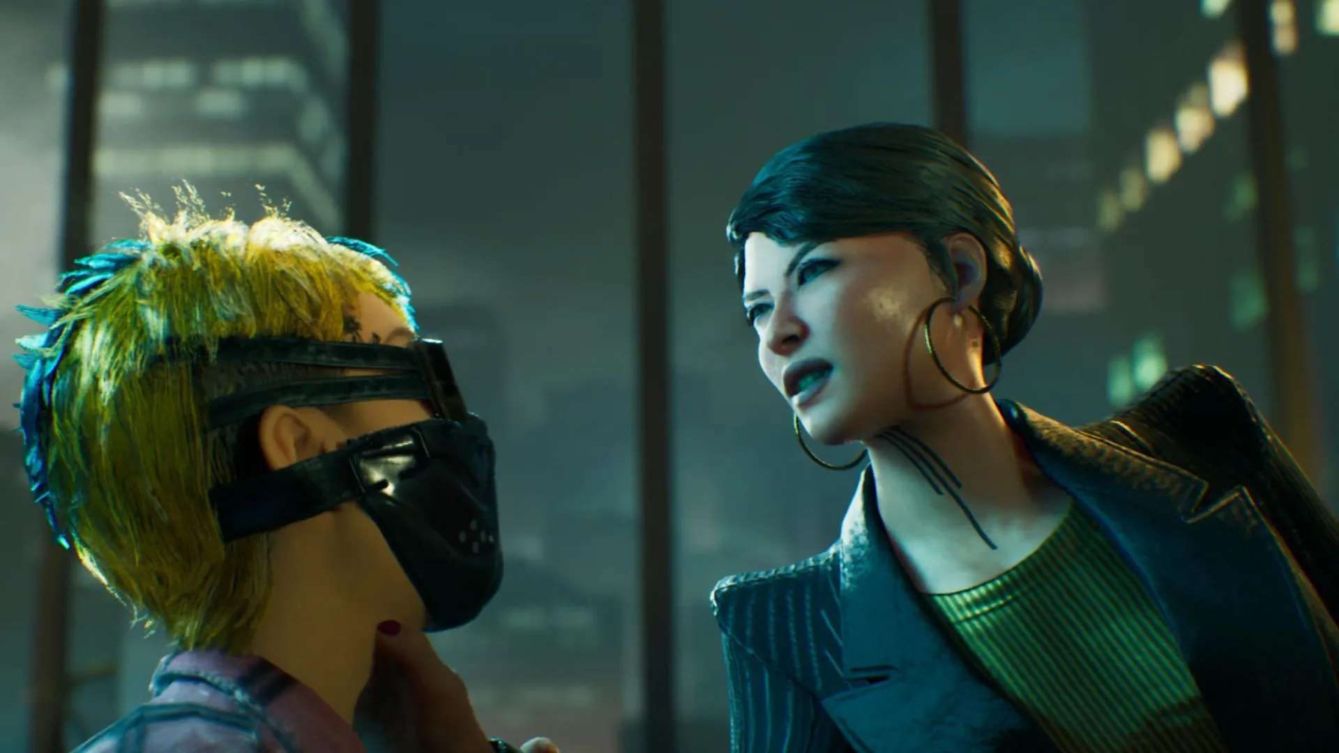 Ryong trong Bloodlines 2, cảnh hành động trên nền Seattle, thể hiện phong cách World of Darkness