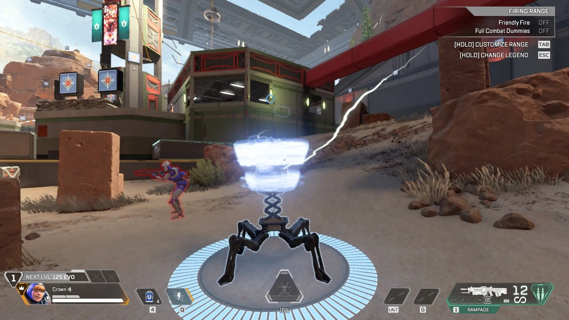 Wattson đặt Interception Pylon, hủy bỏ đạn nổ và phục hồi khiên trong Apex Legends